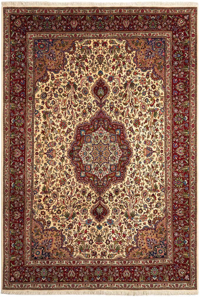 8' 1 x 11' 8 Tabriz Wool Rug