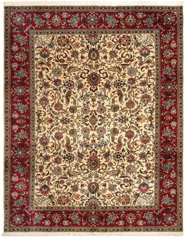 Detail image of 8' 1 x 11' 1 Tabriz Wool Rug