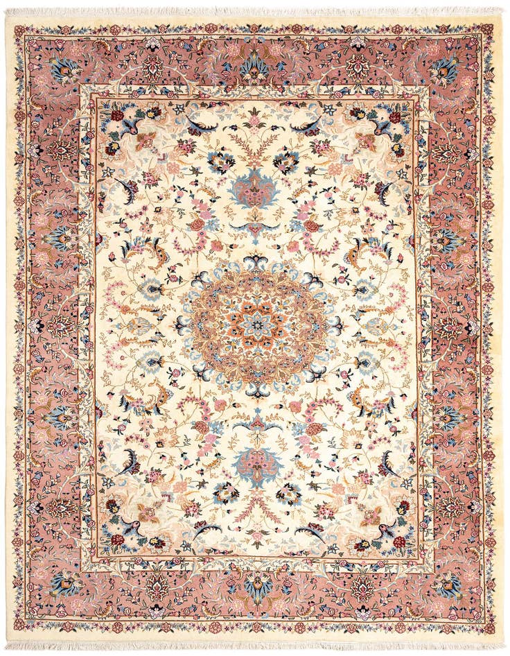 Detail image of 8' x 11' 3 Tabriz Wool Rug