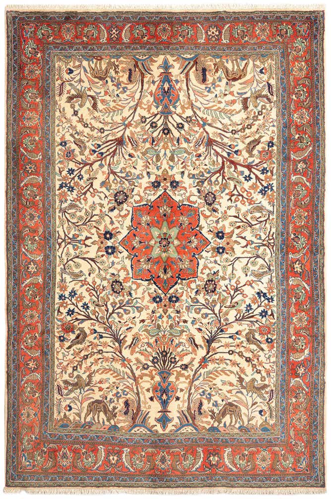 6' 7 x 9' 5 Tabriz Wool Rug