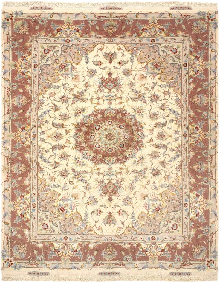Detail image of 5' x 6' 10 Tabriz Rug