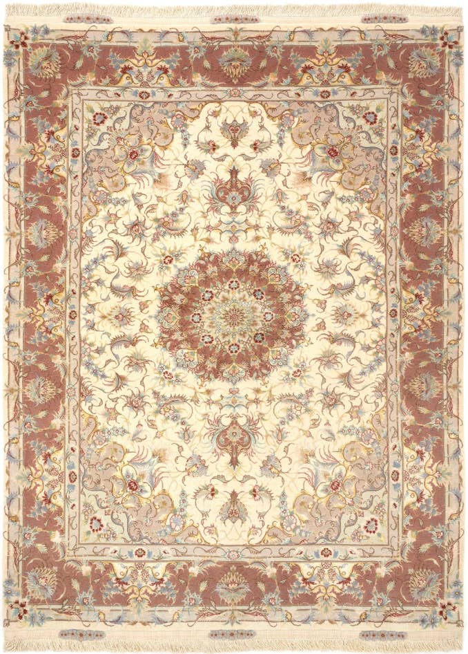 Detail image of 5' x 6' 10 Tabriz Rug