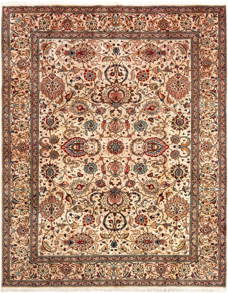 Detail image of 7' 10 x 11' 4 Tabriz Wool Rug