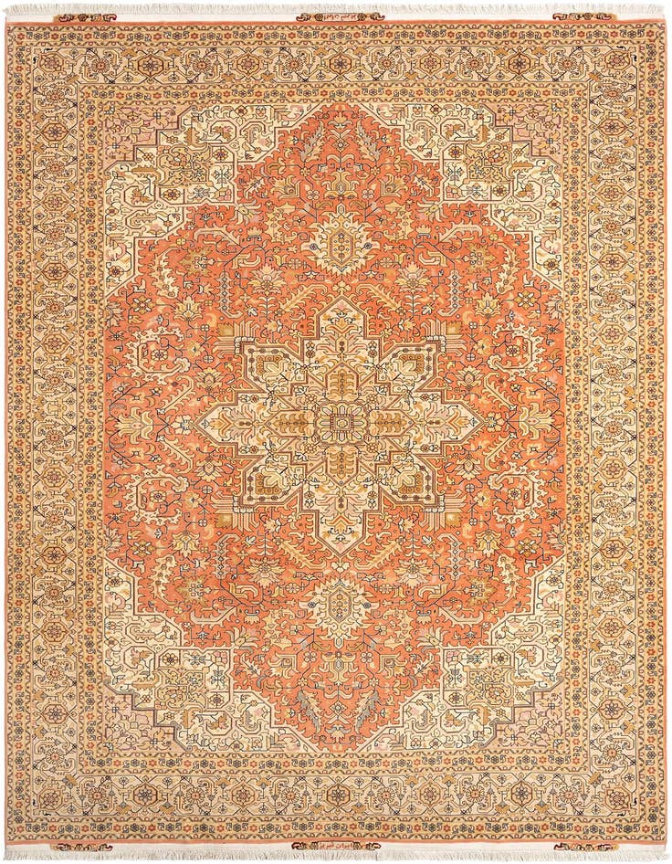Detail image of 6' 8 x 10' 6 Tabriz Rug