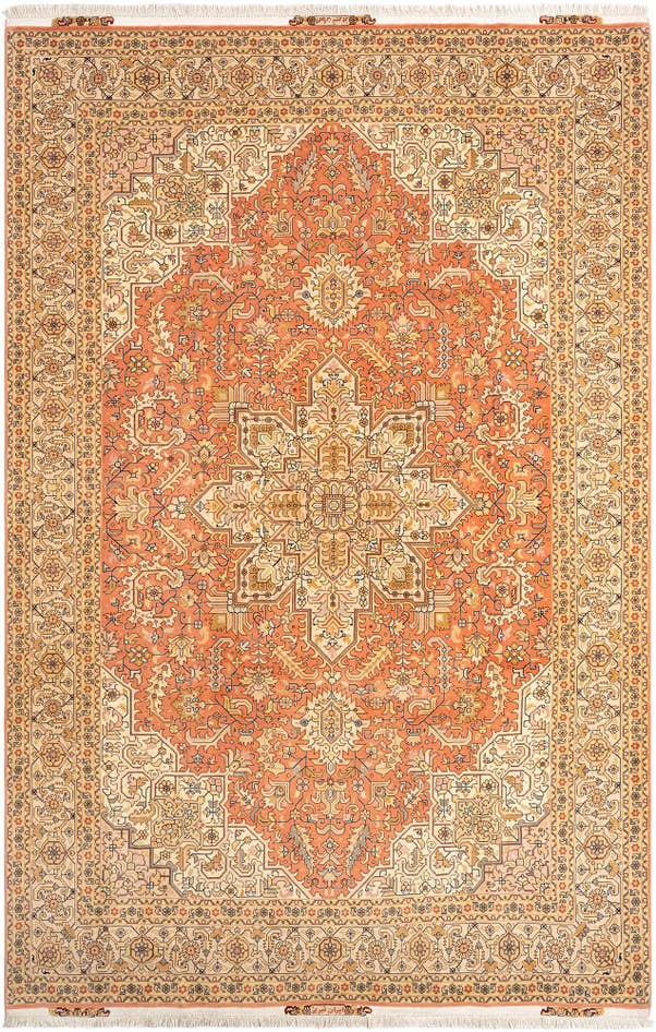 Detail image of 6' 8 x 10' 6 Tabriz Rug
