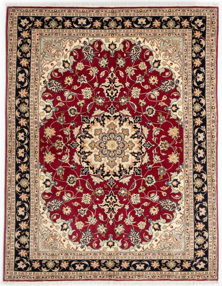 Detail image of 4' 11 x 6' 4 Tabriz Rug