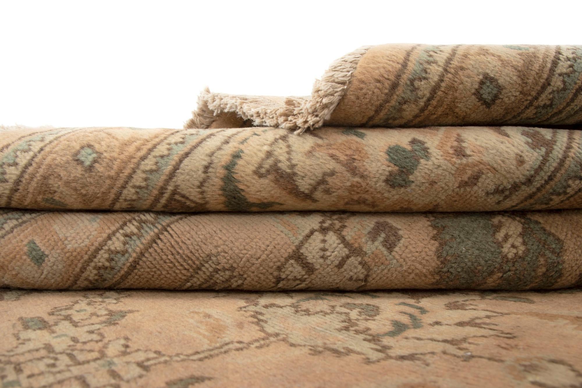 6' 7 x 9' 6 Hand Knotted Tabriz Persian Wool Rug