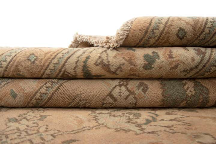 6' 7 x 9' 6 Hand Knotted Tabriz Persian Wool Rug