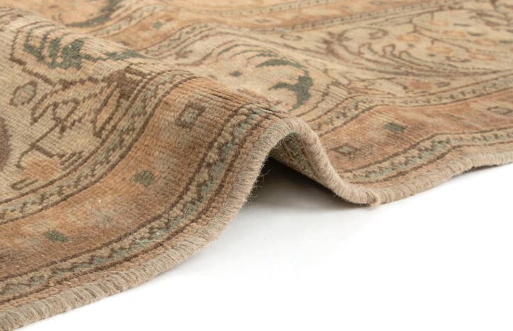 Detail image of 6' 7 x 9' 6 Hand Knotted Tabriz Persian Wool Rug