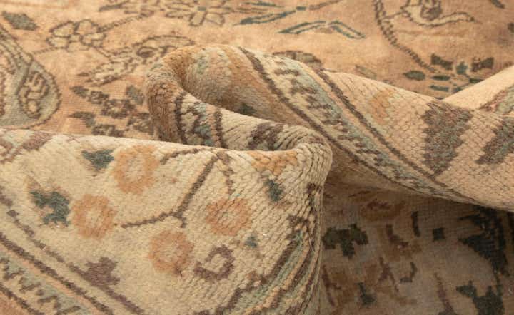 6' 7 x 9' 6 Hand Knotted Tabriz Persian Wool Rug