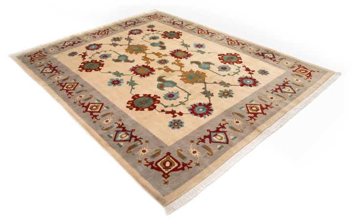 8' 2 x 9' 11 Hand Knotted Tabriz Wool Rug
