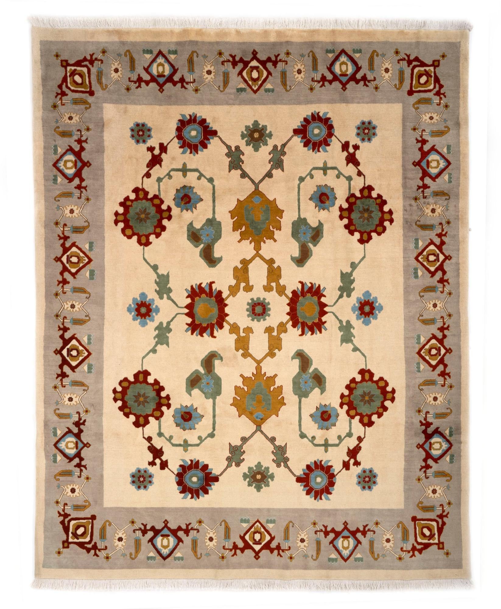 8' 2 x 9' 11 Hand Knotted Tabriz Wool Rug