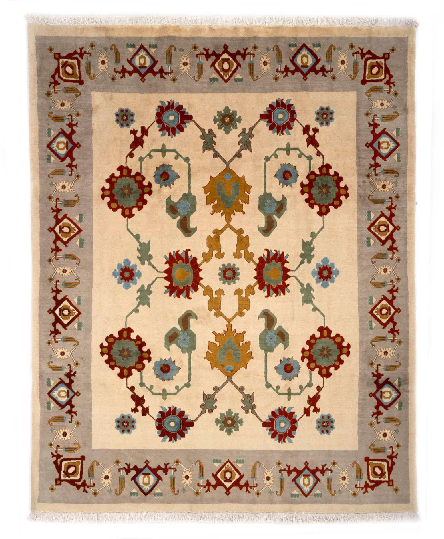 8' 2 x 9' 11 Hand Knotted Tabriz Wool Rug