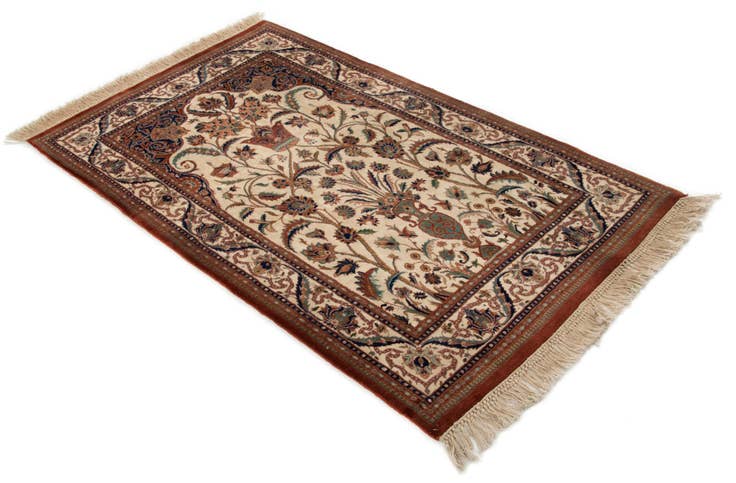 Detail image of 3' 4 x 5' 9 Hand Knotted Tabriz Wool Rug