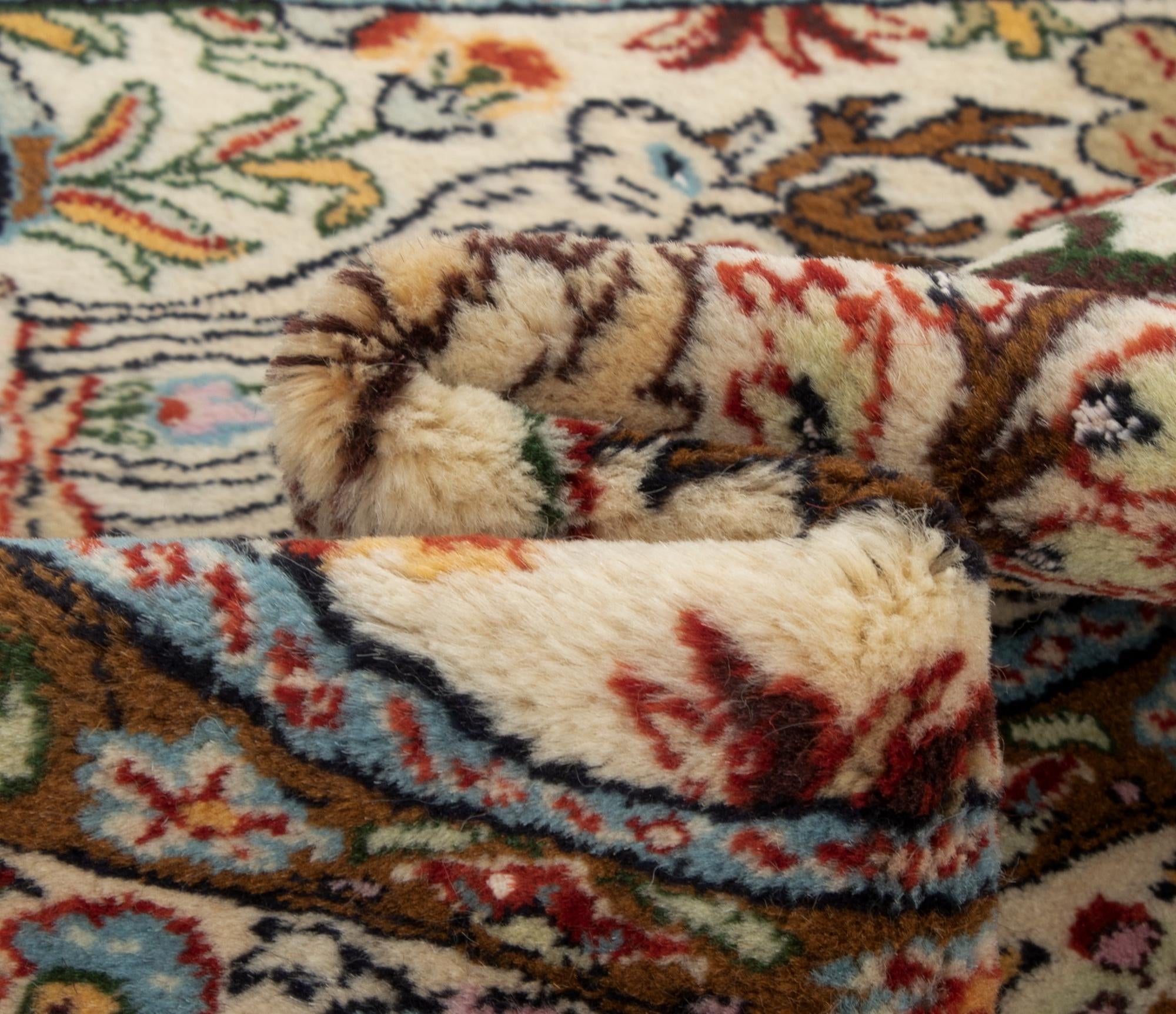3' 2 x 5' 1 Hand Knotted Tabriz Persian Wool Rug
