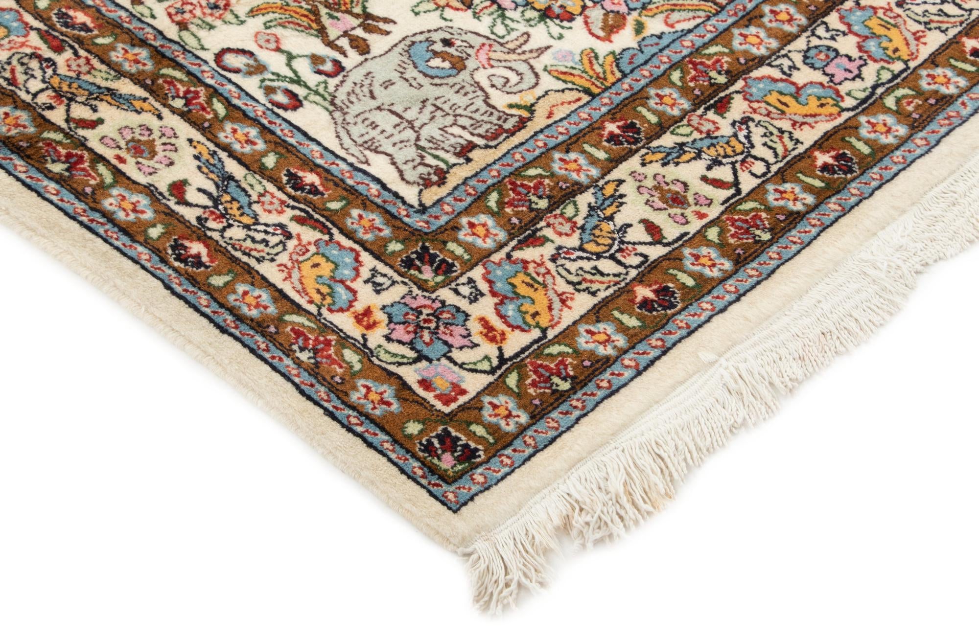 3' 2 x 5' 1 Hand Knotted Tabriz Persian Wool Rug
