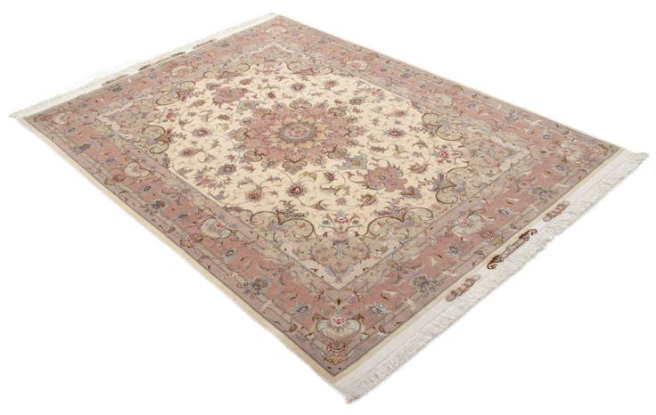 Detail image of 5' 1 x 6' 11 Hand Knotted Tabriz Persian Rug