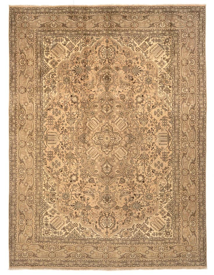 Detail image of 8' 1 x 11' 2 Hand Knotted Tabriz Persian Wool Rug