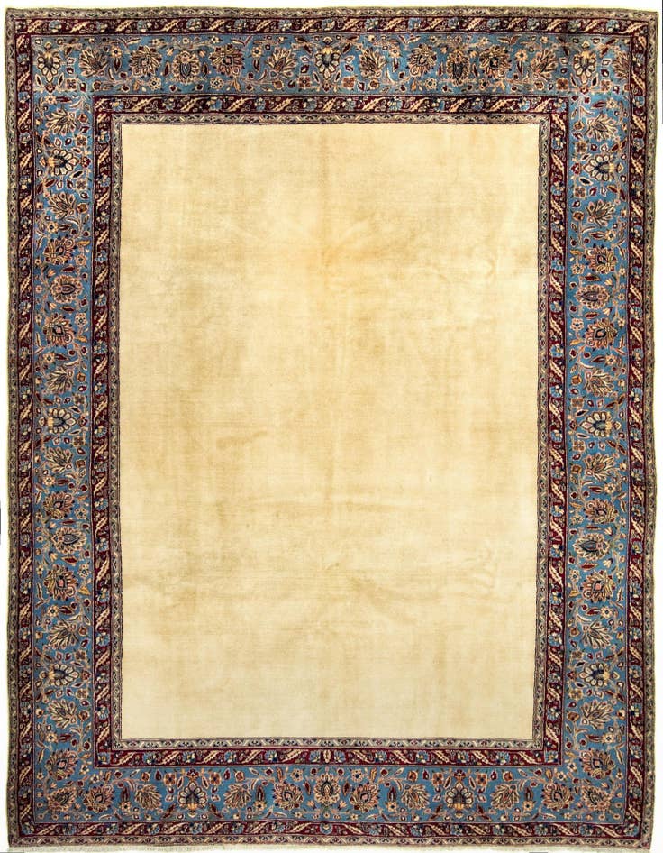 Detail image of 7' 3 x 9' 9 Hand Knotted Tabriz Persian Wool Rug