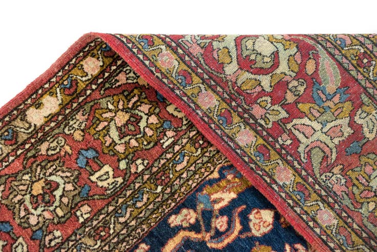 Detail image of 4' 6 x 6' 11 Hand Knotted Tabriz Persian Wool Rug