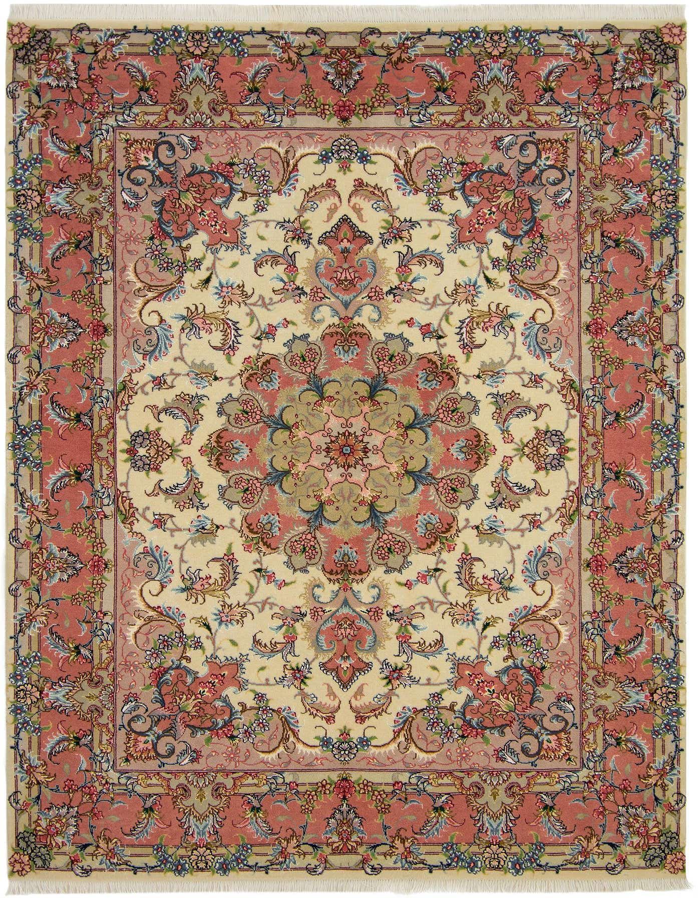 5' 2 x 7' 2 Tabriz Wool Rug