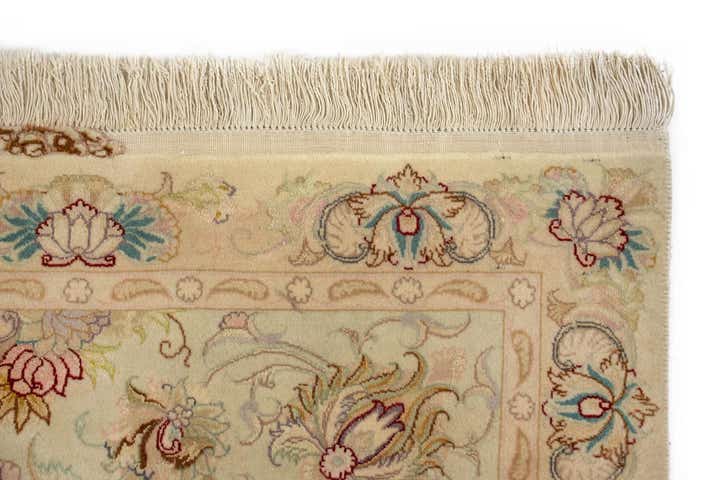 8' x 11' 4 Hand Knotted Tabriz Persian Rug