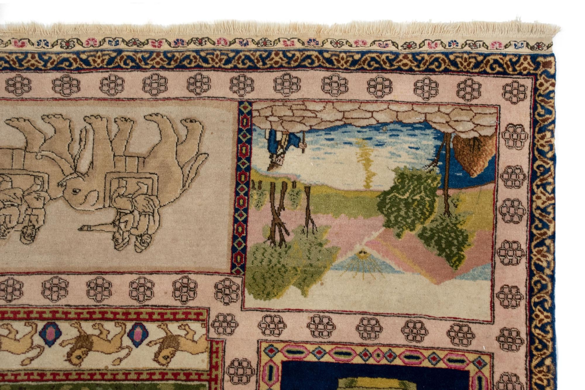 6' 11 x 9' 1 Hand Knotted Tabriz Persian Rug