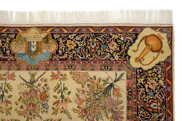 6' 3 x 9' 4 Hand Knotted Tabriz Persian Rug