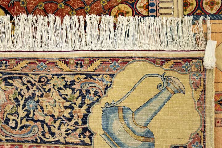 6' 3 x 9' 4 Hand Knotted Tabriz Persian Rug