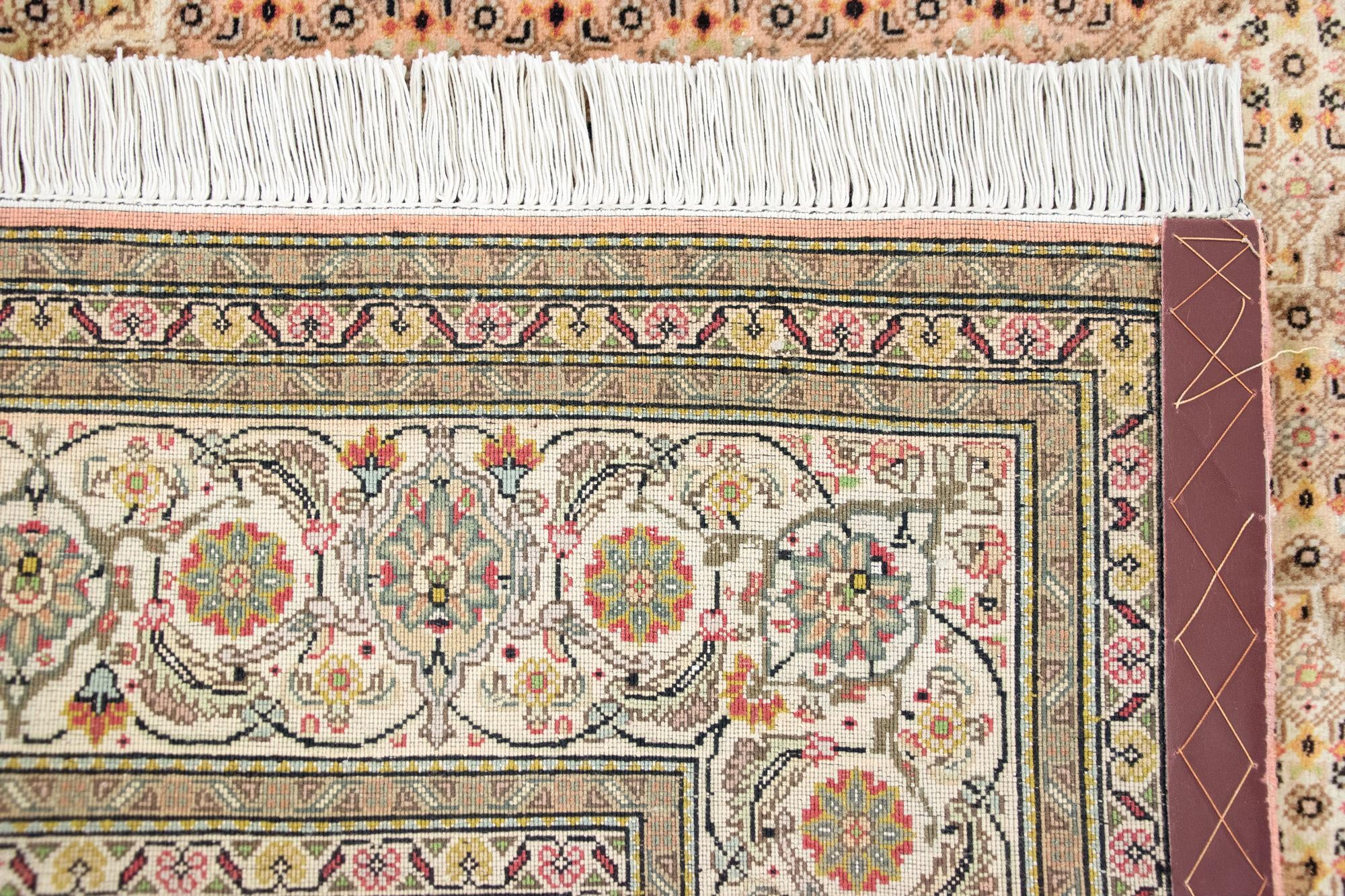 4' 9 x 6' 4 Hand Knotted Tabriz Rug