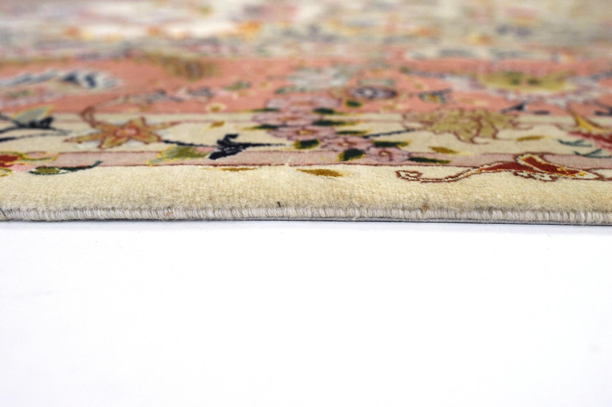 8' 3 x 11' 4 Hand Knotted Tabriz Wool Rug