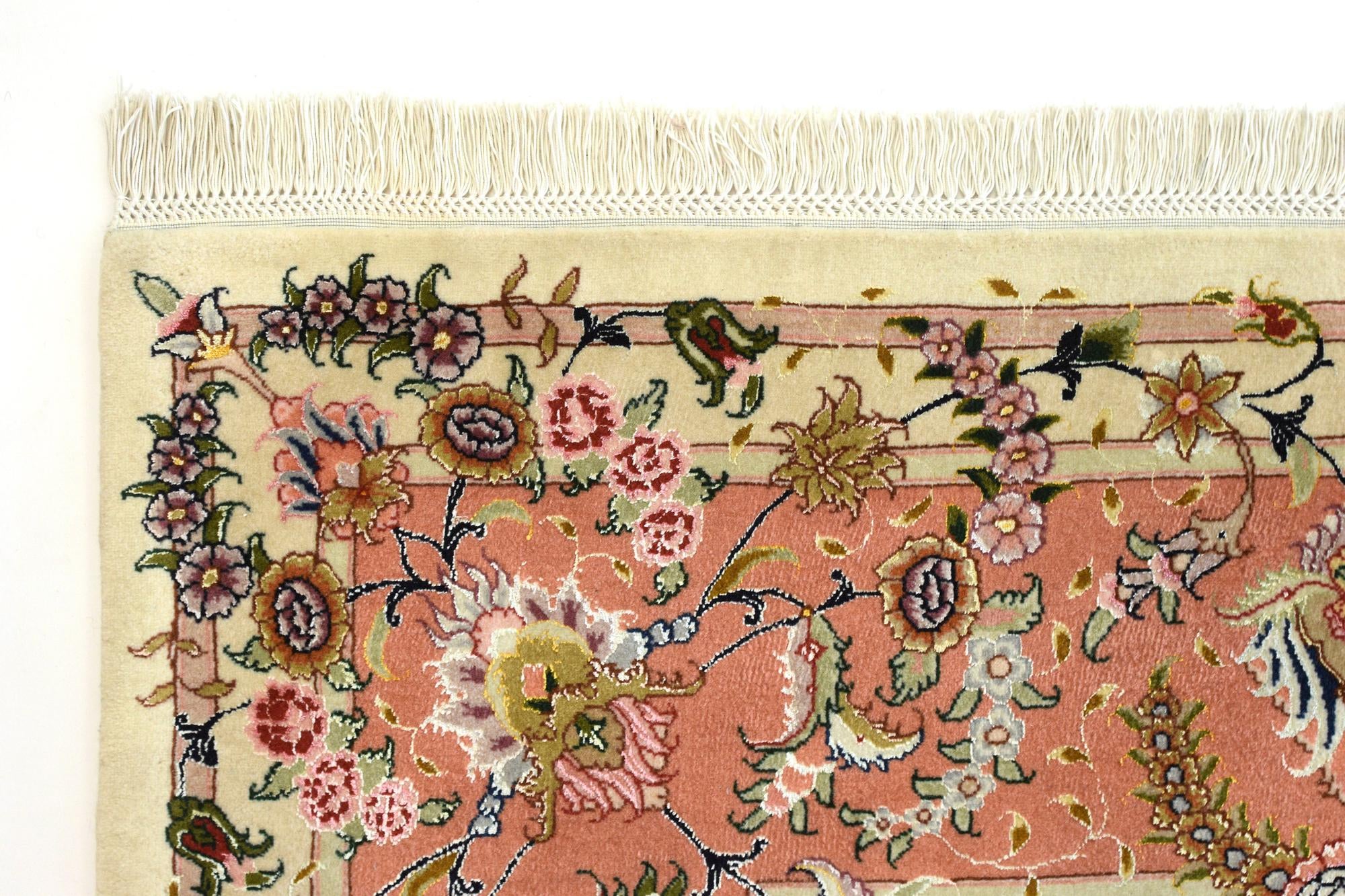 8' 3 x 11' 4 Hand Knotted Tabriz Wool Rug