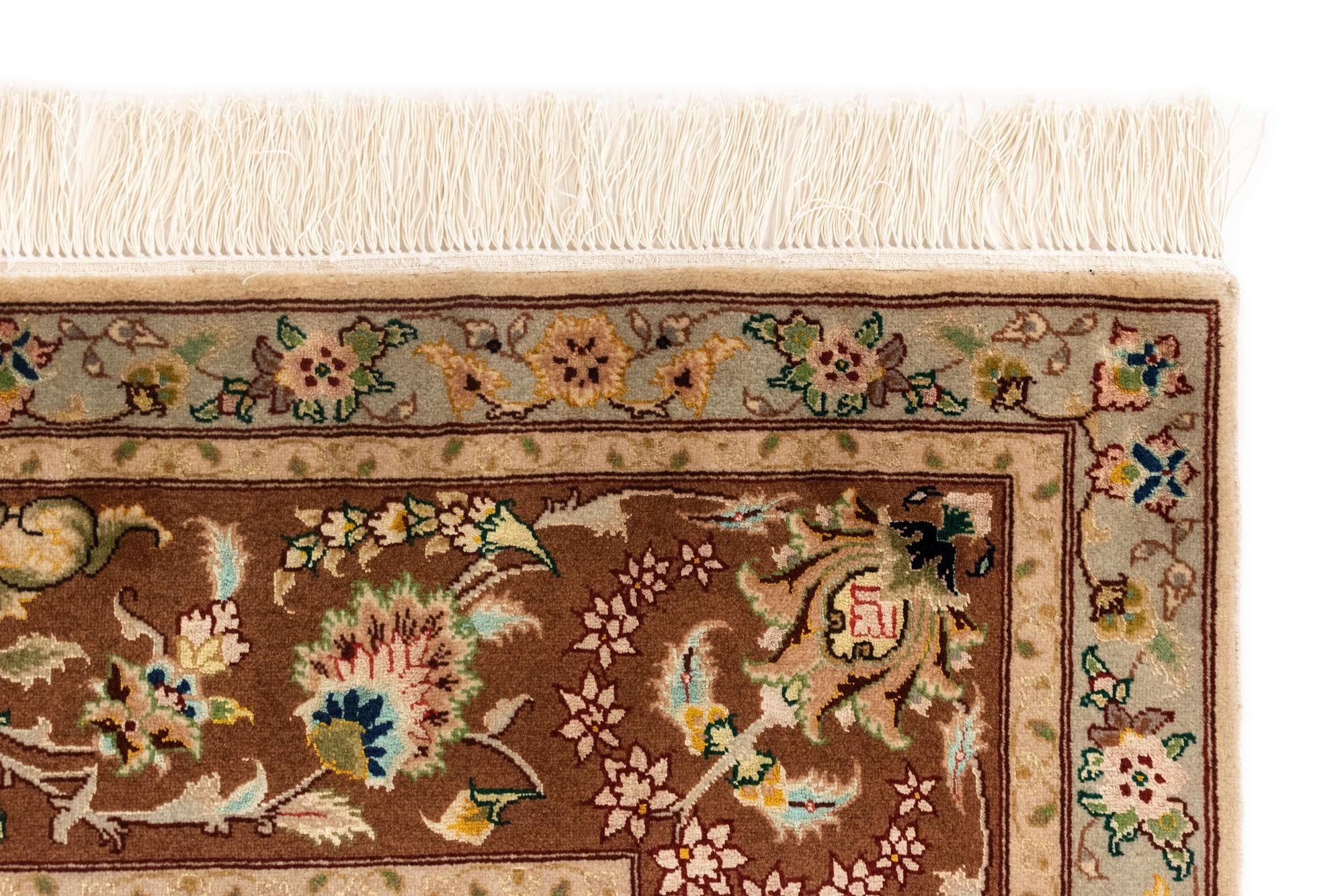 6' 7 x 10' Hand Knotted Tabriz Persian Rug