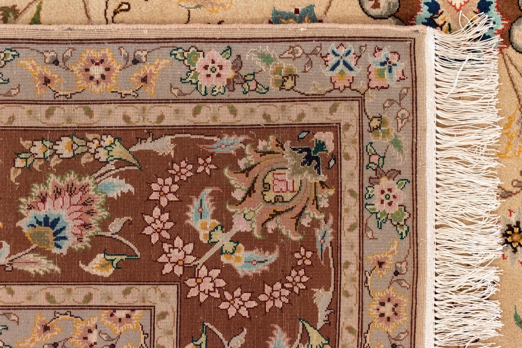 6' 7 x 10' Hand Knotted Tabriz Persian Rug