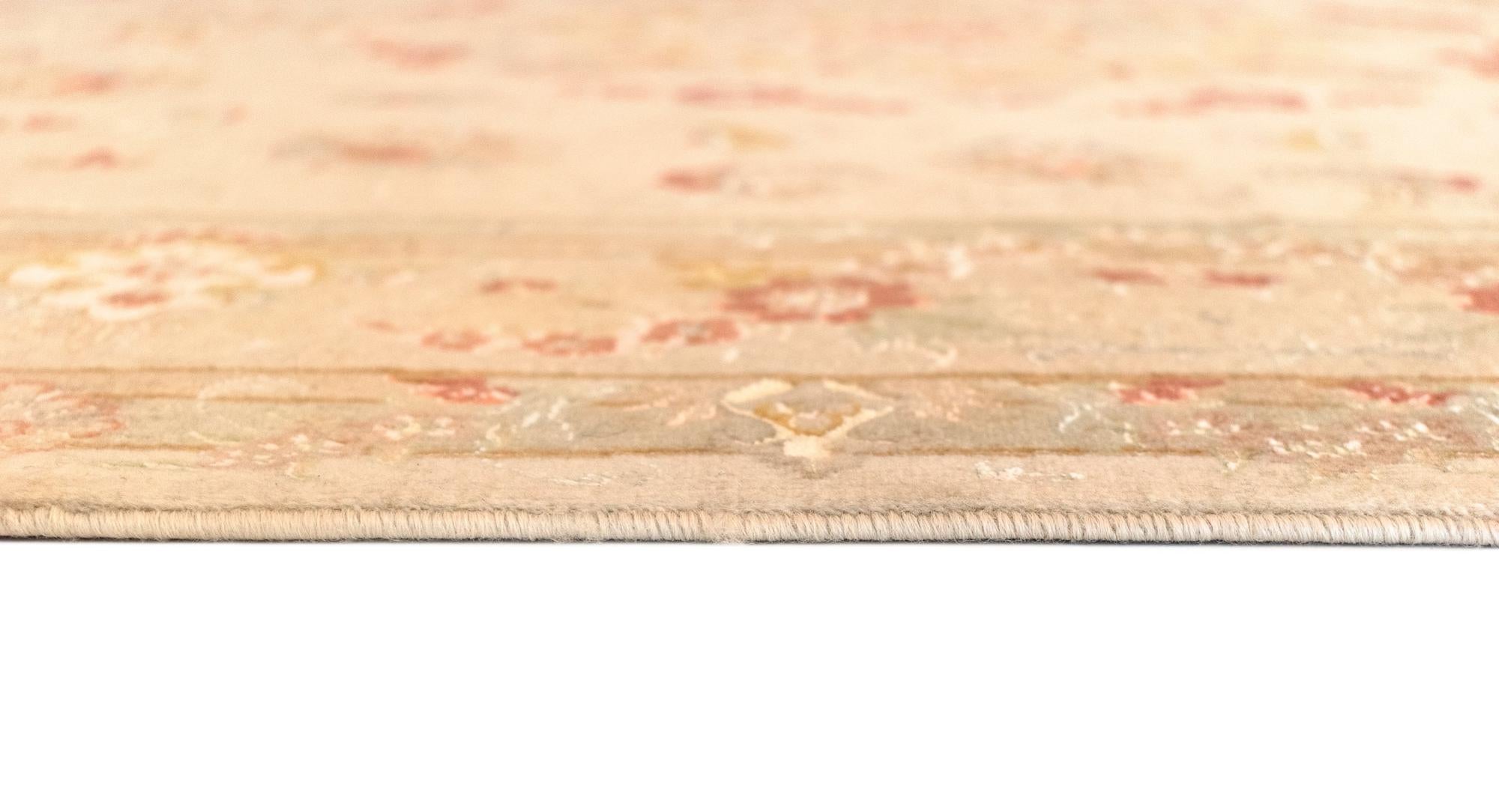 4' 11 x 6' 8 Hand Knotted Tabriz Persian Wool Rug