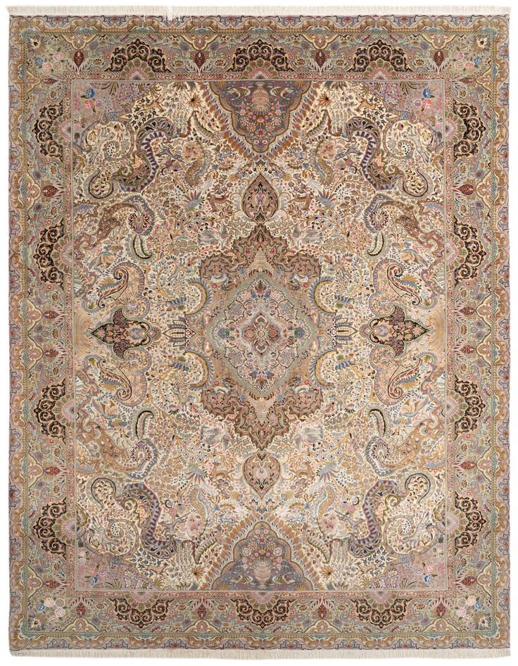 Detail image of 9' 10 x 13' 5 Tabriz Rug