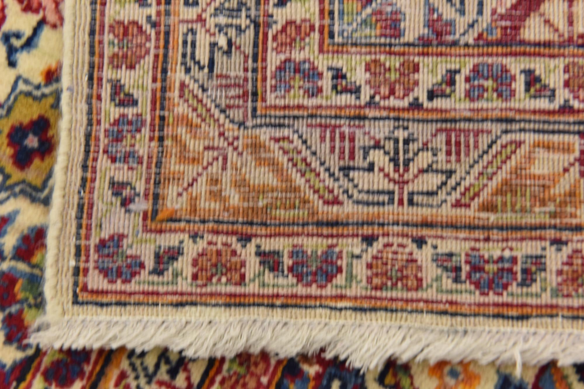 7' x 10' 9 Hand Knotted Tabriz Persian Rug