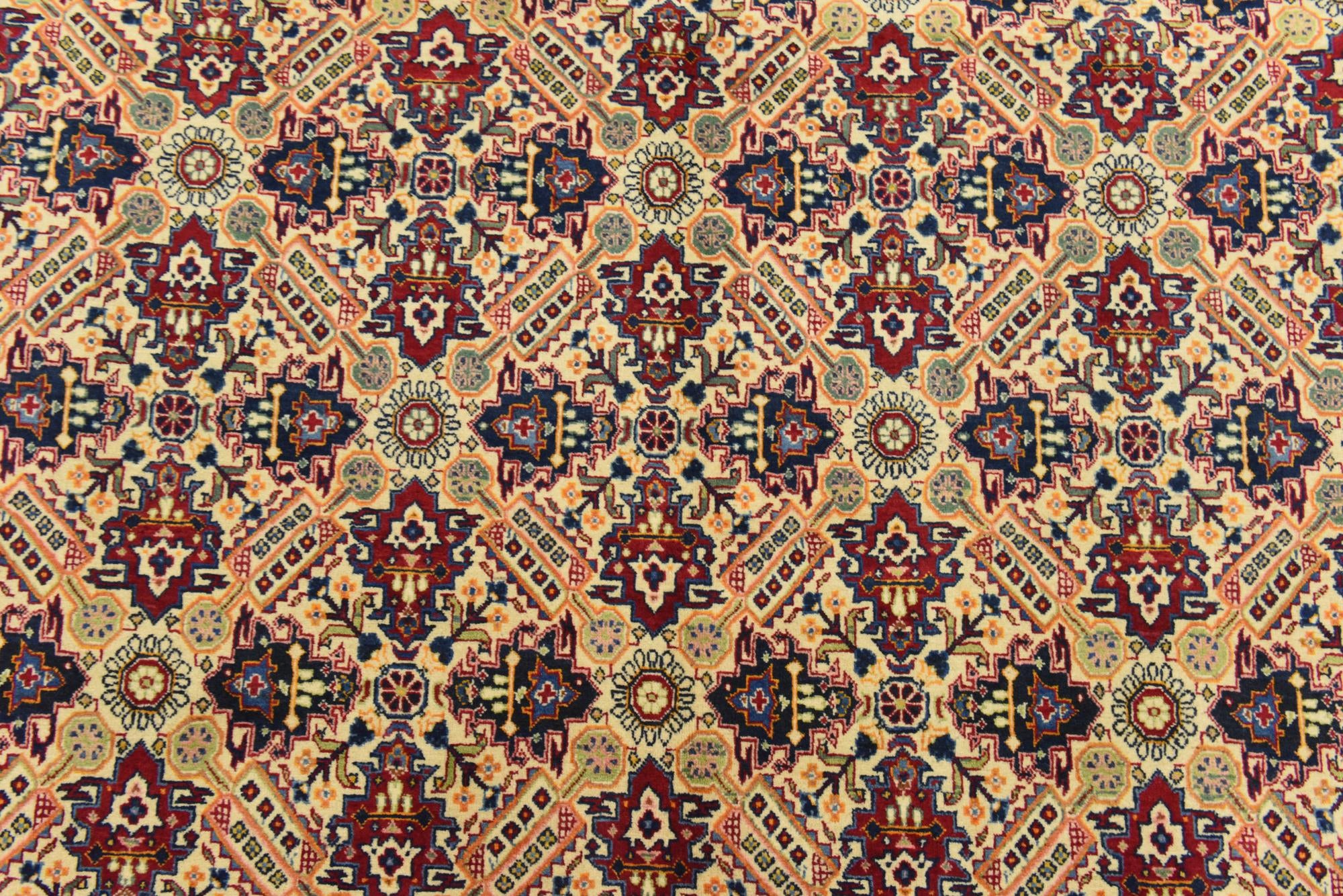 7' x 10' 9 Hand Knotted Tabriz Persian Rug