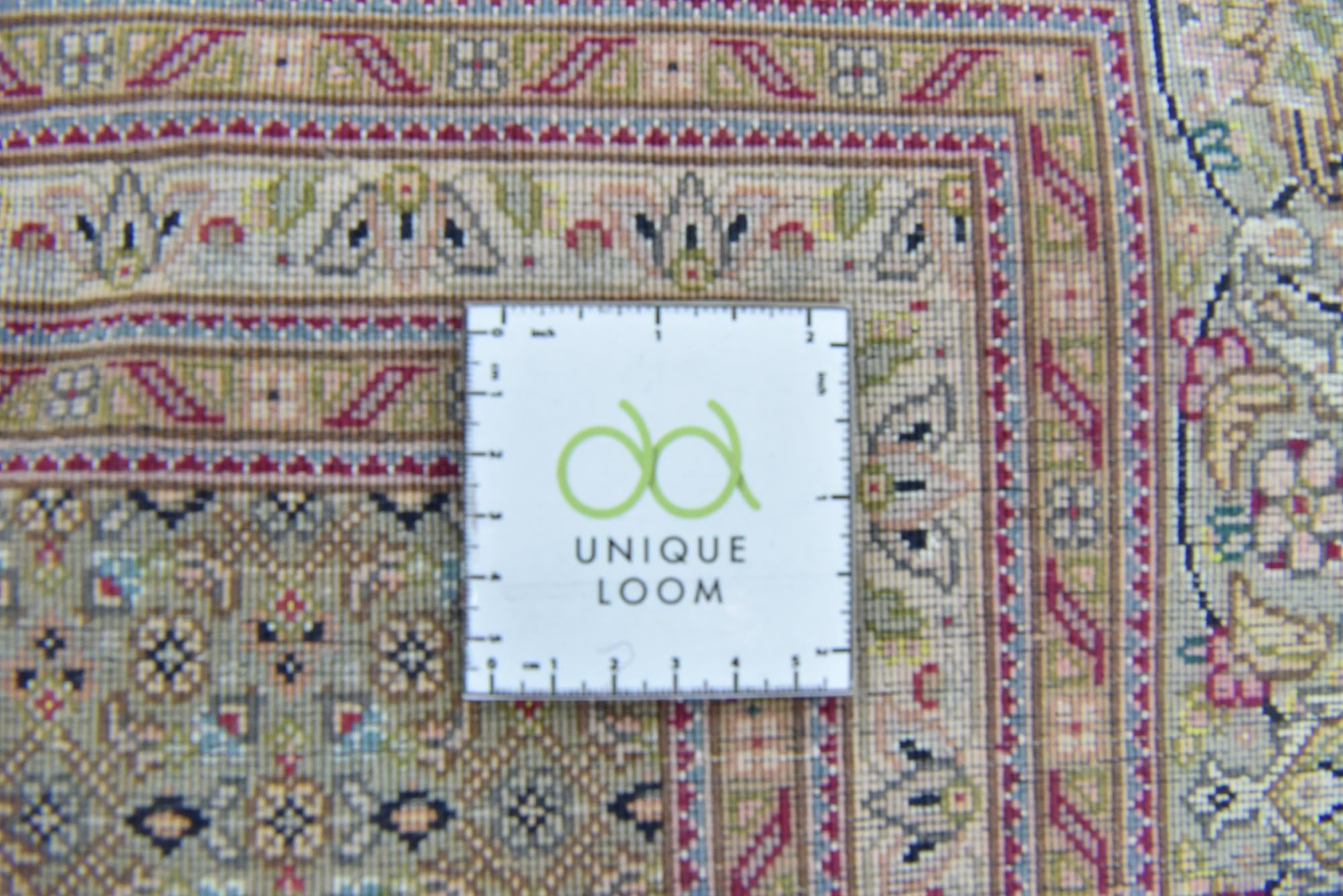 6' 8 x 9' 9 Hand Knotted Tabriz Persian Rug
