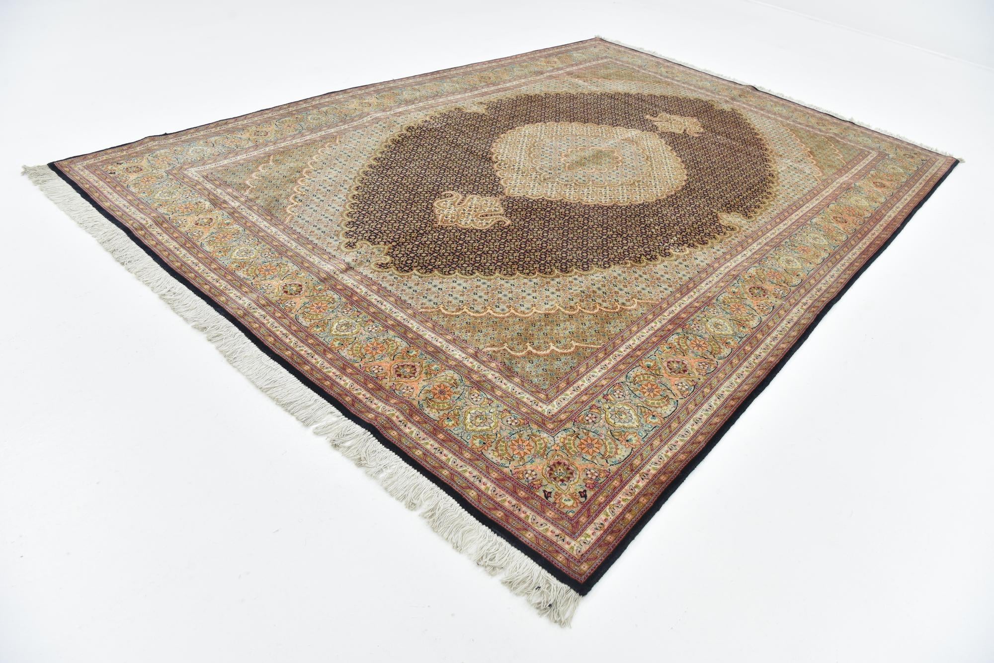 6' 8 x 9' 9 Hand Knotted Tabriz Persian Rug