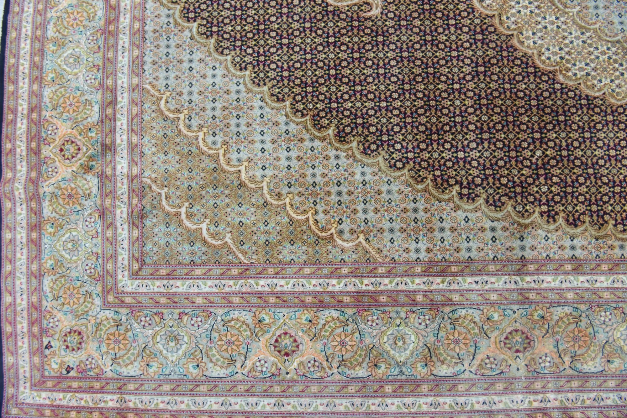 6' 8 x 9' 9 Hand Knotted Tabriz Persian Rug