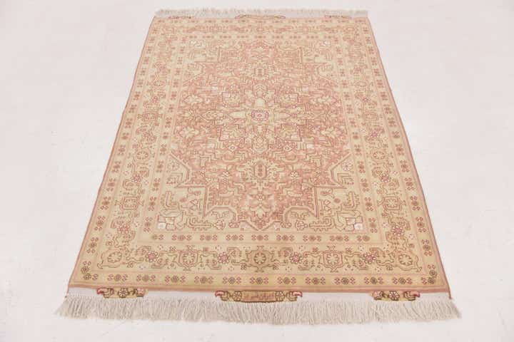 3' 4 x 5' 1 Hand Knotted Tabriz Persian Rug