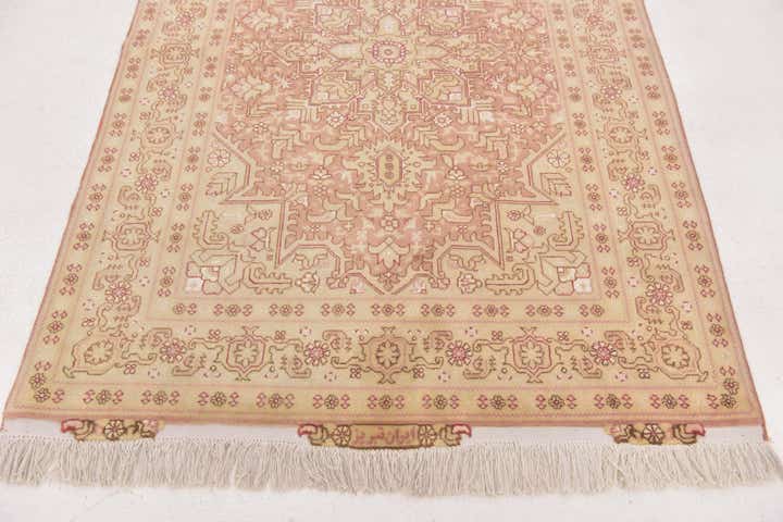 3' 4 x 5' 1 Hand Knotted Tabriz Persian Rug