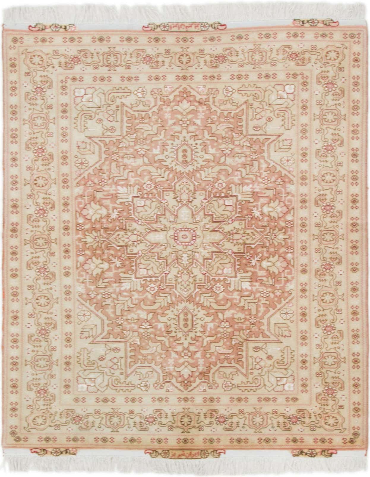 3' 4 x 5' 1 Hand Knotted Tabriz Persian Rug