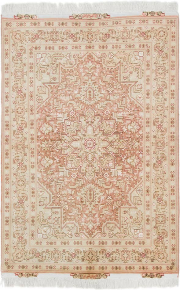 Detail image of 3' 4 x 5' 1 Hand Knotted Tabriz Persian Rug