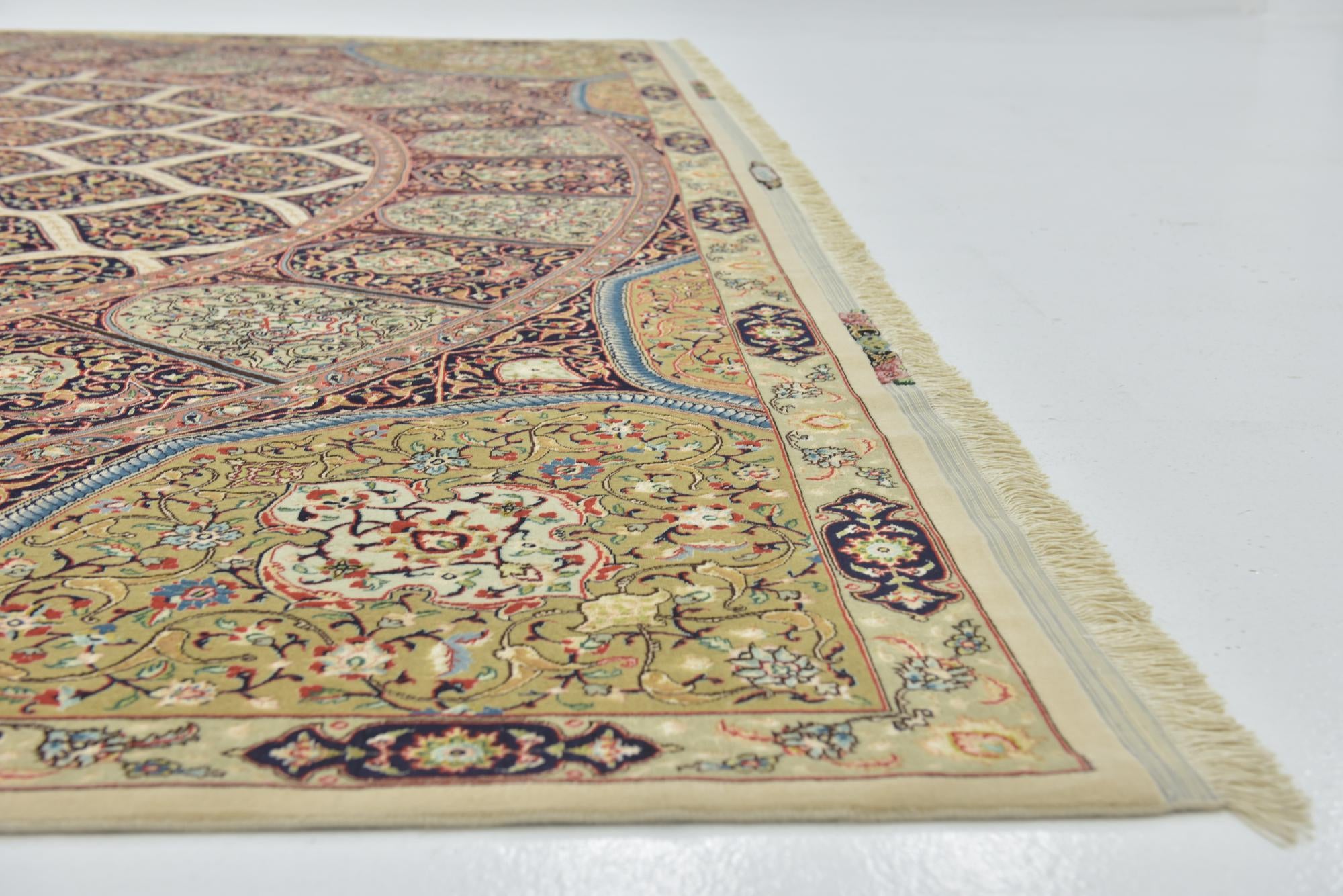 11' 3 x 16' 3 Hand Knotted Tabriz Persian Rug