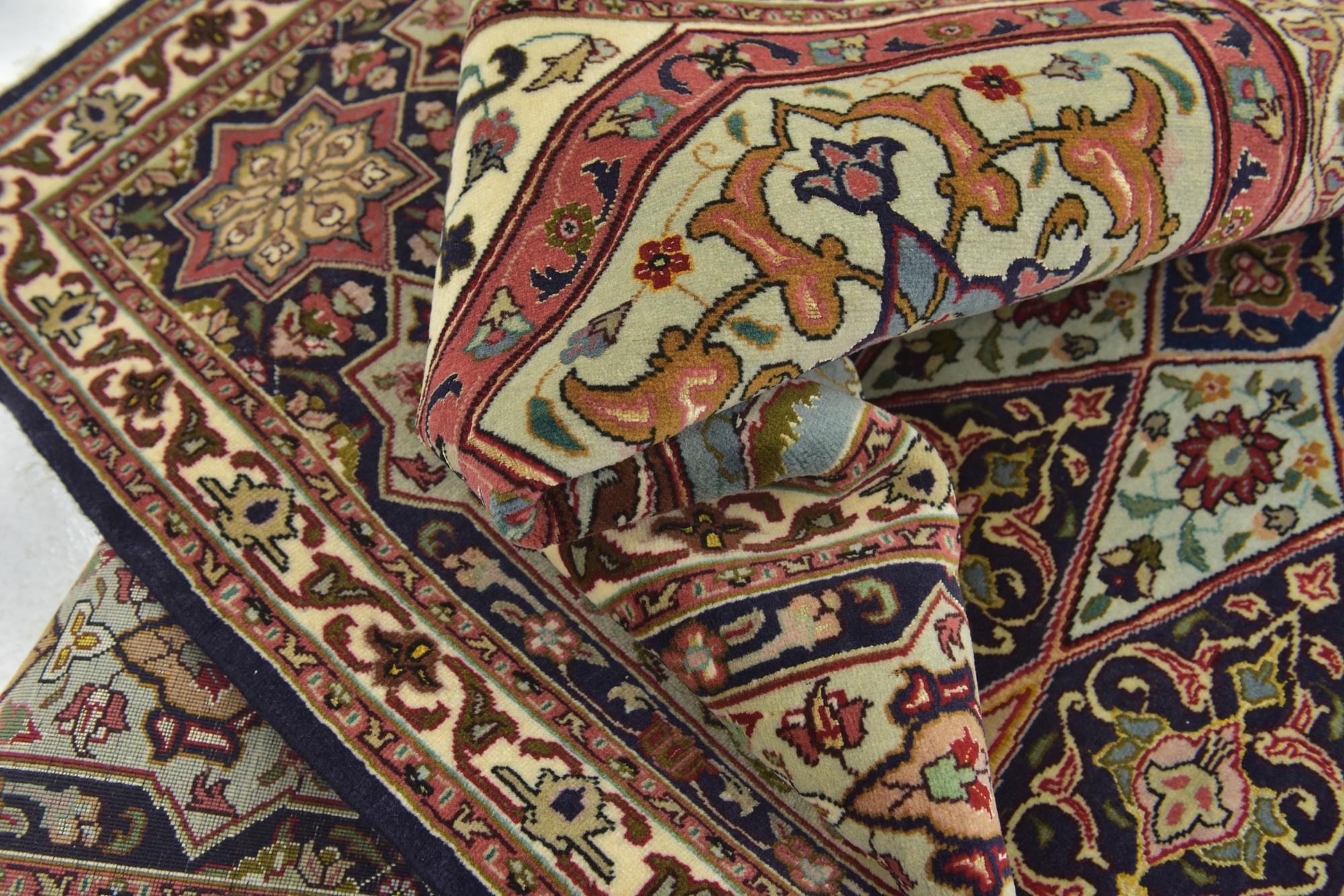 6' 8 x 10' 1 Hand Knotted Tabriz Persian Rug