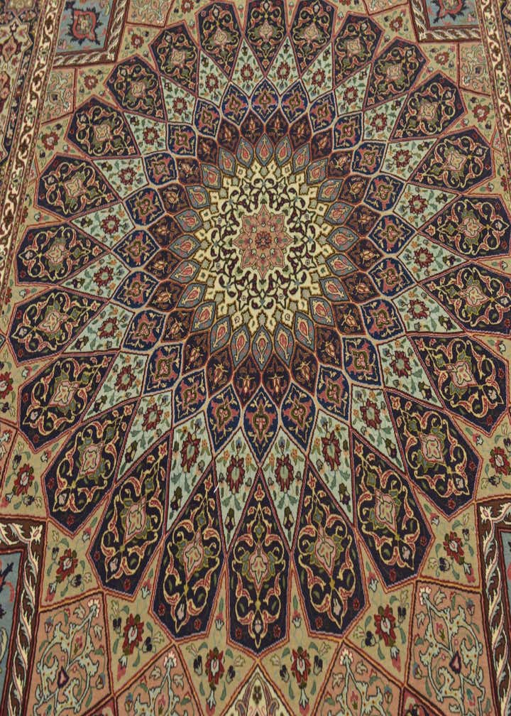 6' 8 x 10' 1 Hand Knotted Tabriz Persian Rug