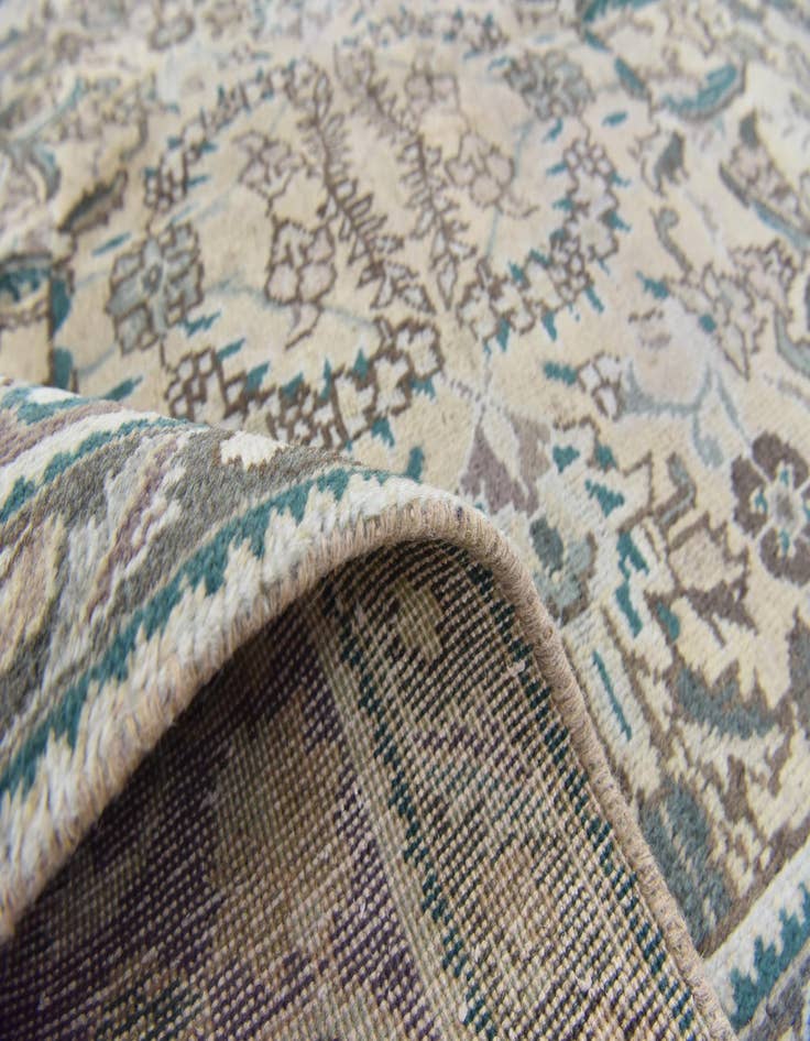 Detail image of 9' 7 x 12' 3 Hand Knotted Tabriz Persian Wool Rug