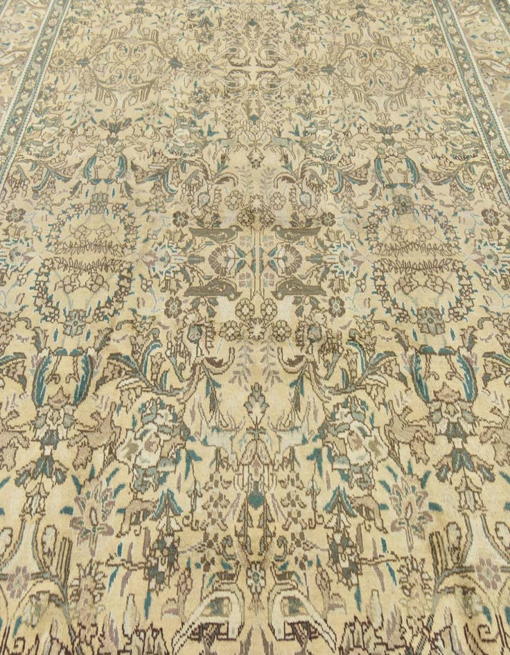Detail image of 9' 7 x 12' 3 Hand Knotted Tabriz Persian Wool Rug